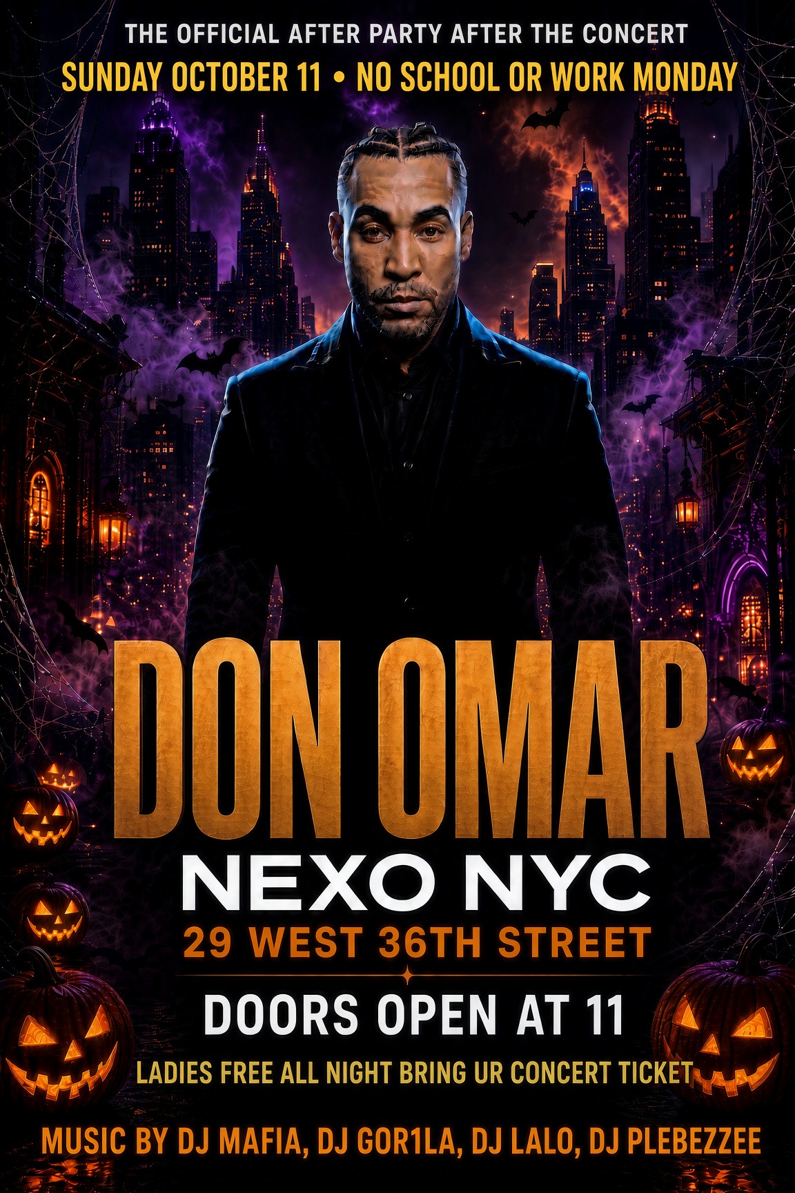 Buy tickets for Official after party playing don omar songs and latin vibes Official after party playing don omar songs and latin vibes