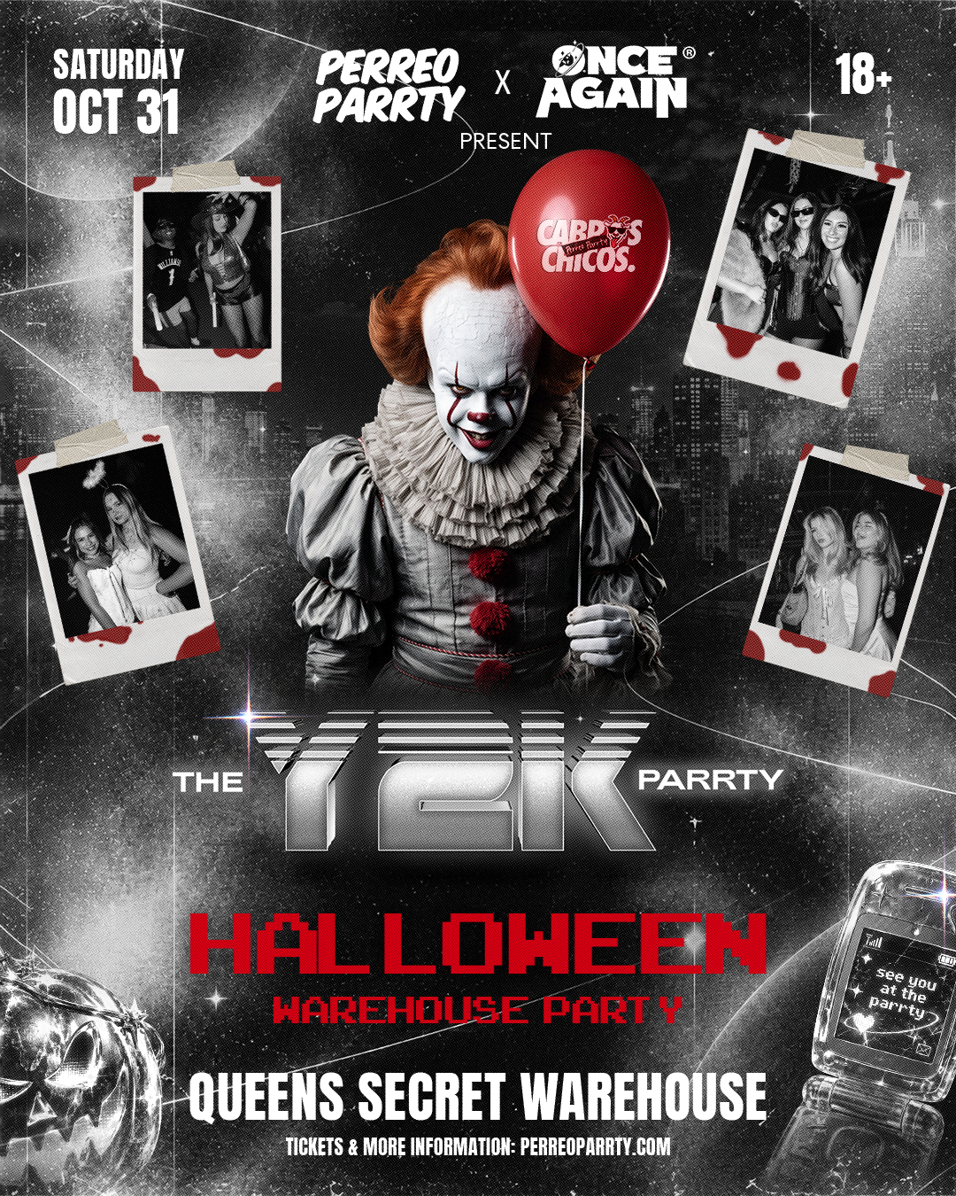 Buy tickets for THE Y2K SECRET HALLOWEEN WAREHOUSE PARRTY - (DAY 2) NYC | 18+ THE Y2K SECRET HALLOWEEN WAREHOUSE PARRTY - (DAY 2) NYC | 18+