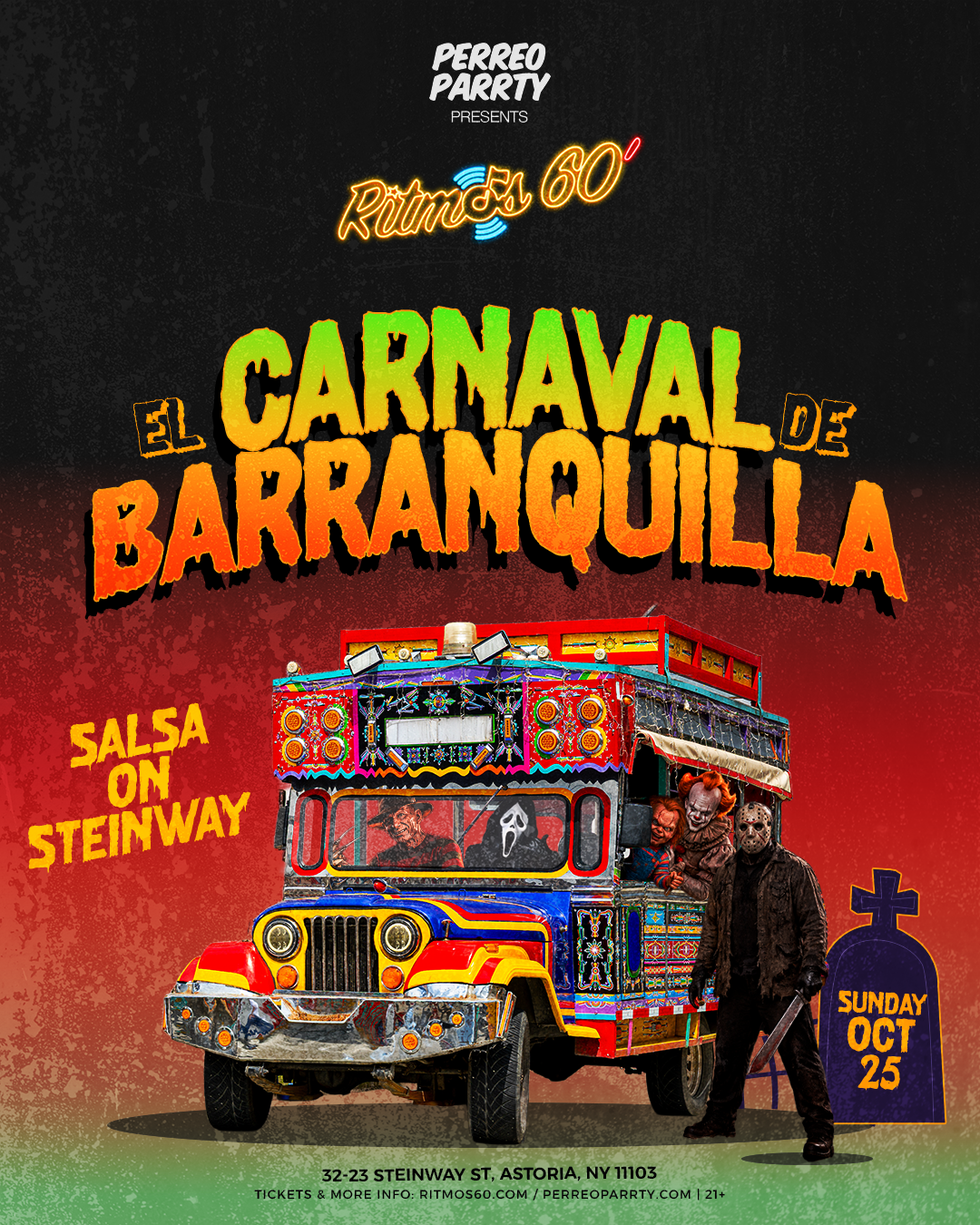 Festival de Baranquilla: Colombian Salsa on Steinway Halloween Parrty