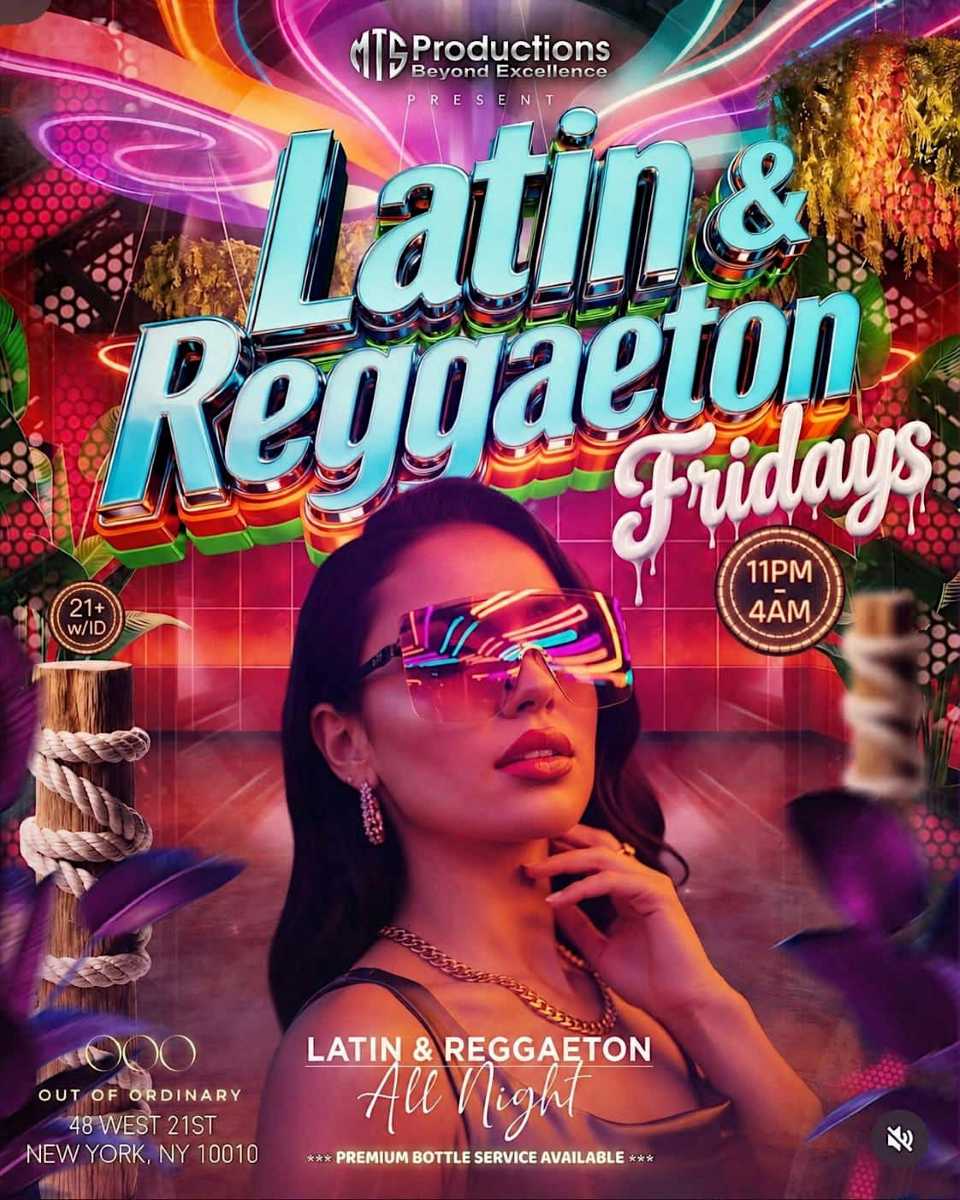 Buy tickets for Latin & Reggaeton Fridays at OOO Nightclub Latin & Reggaeton Fridays at OOO Nightclub