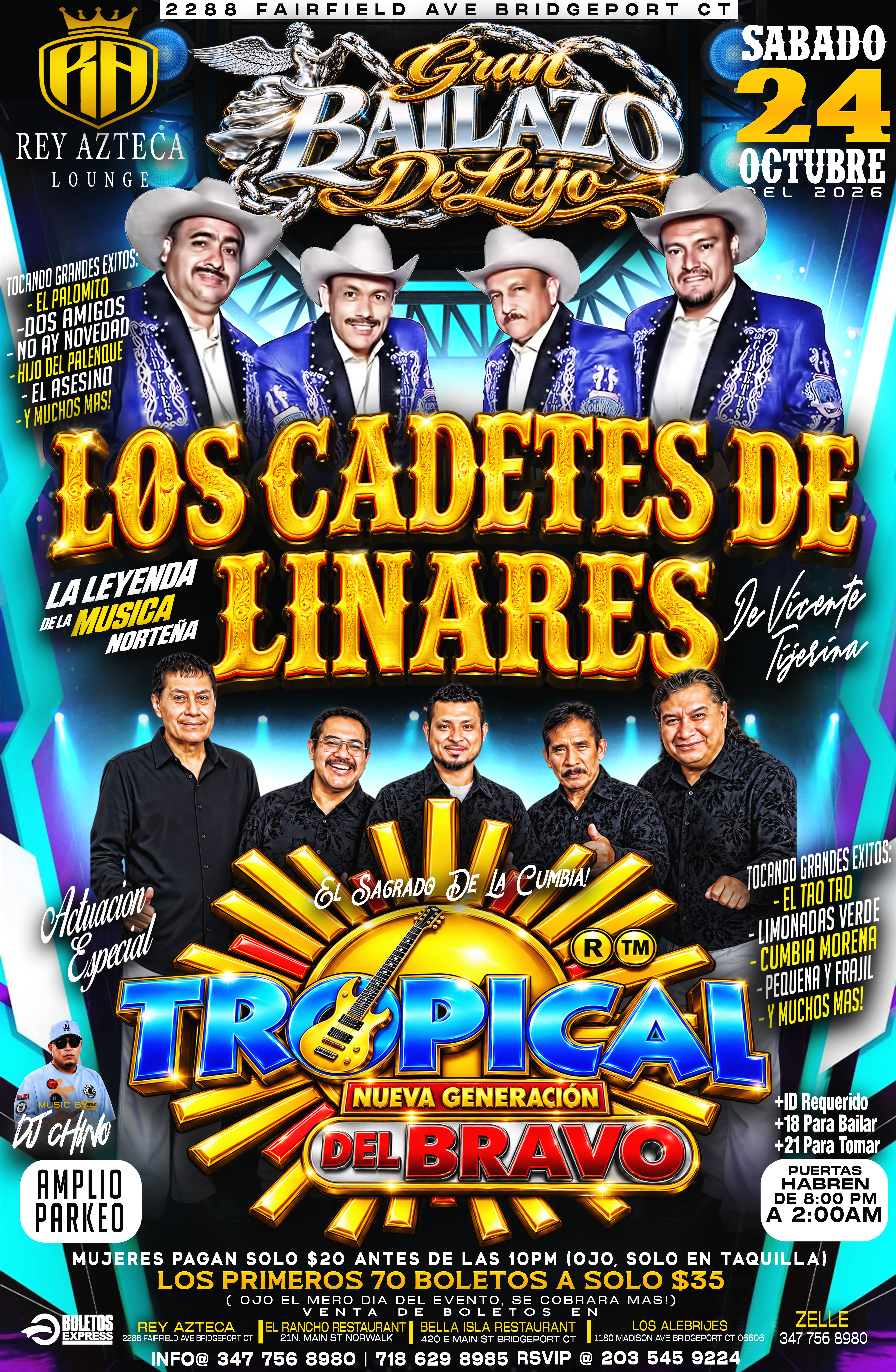 Los Cadetes De Linares | Tropical Del Bravo