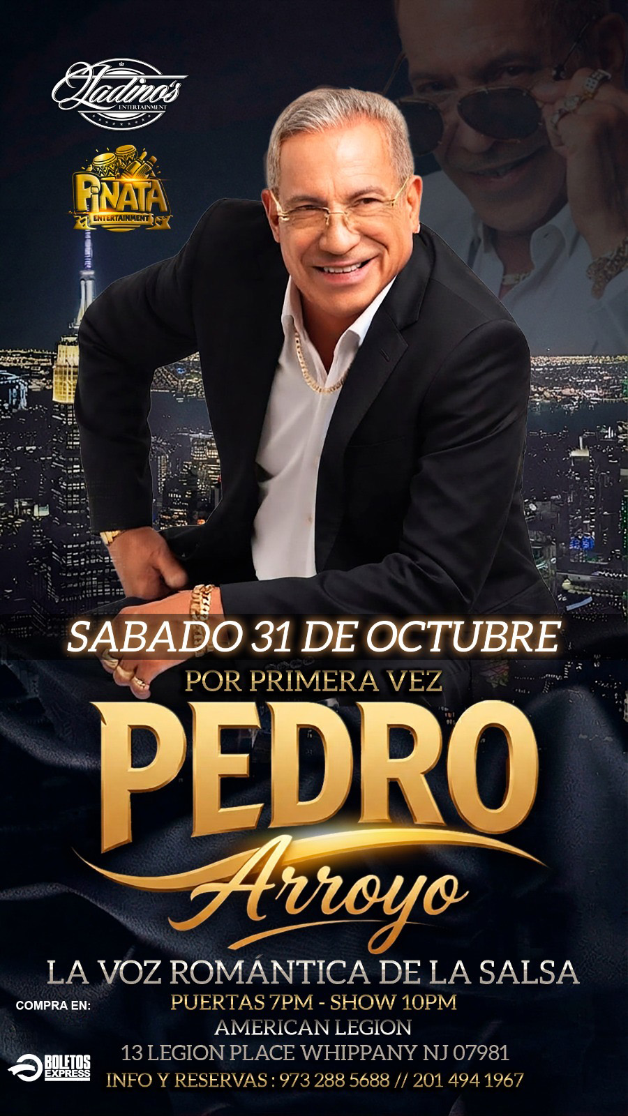 Buy tickets for PEDRO ARROYO PEDRO ARROYO