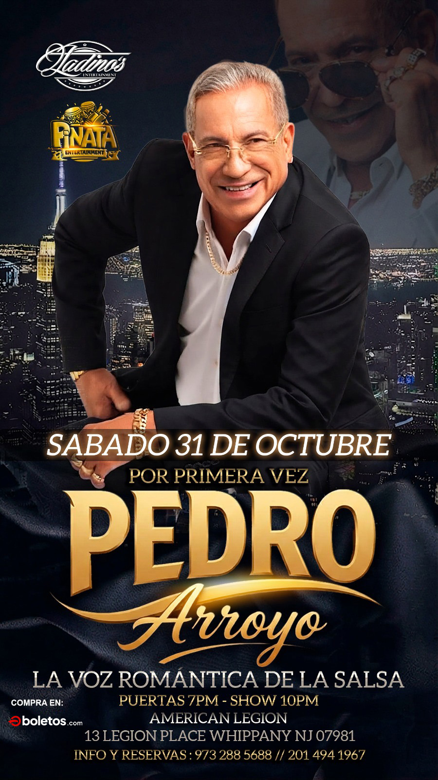 Buy tickets for PEDRO ARROYO PEDRO ARROYO