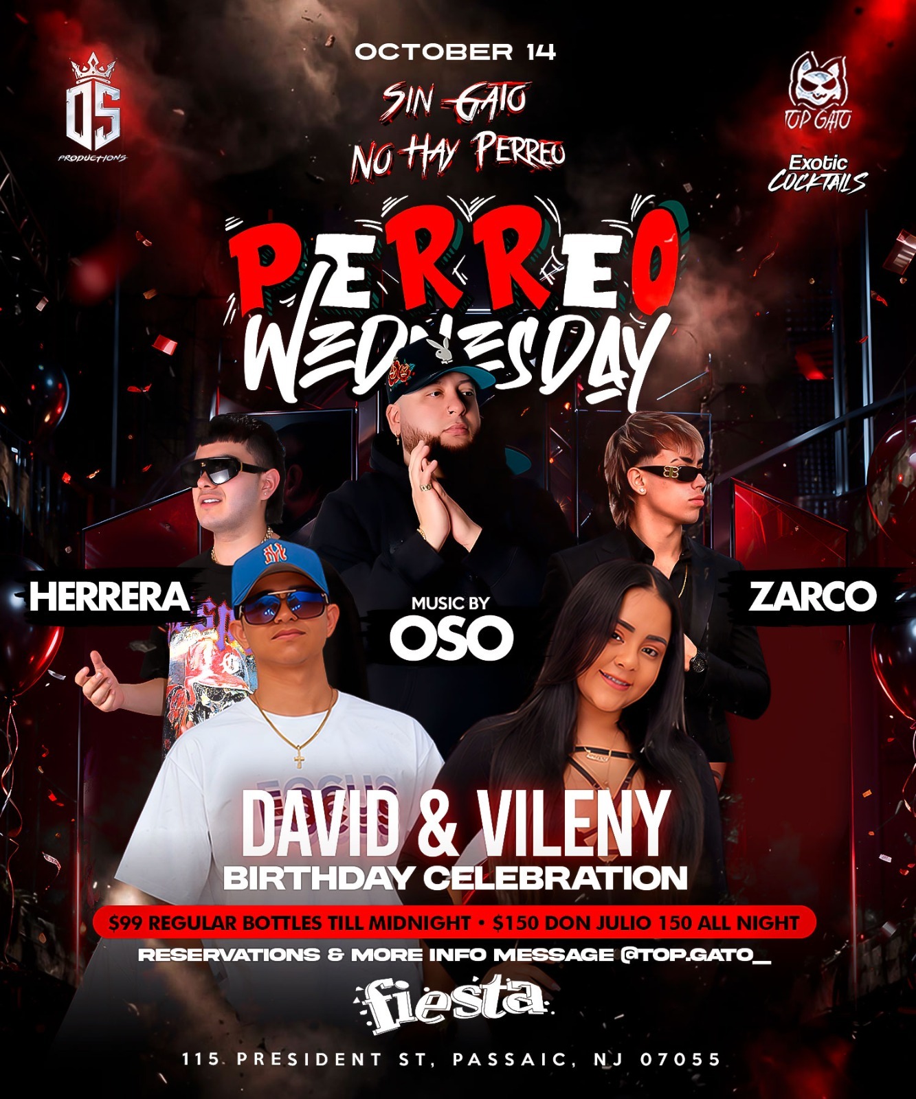 PERREO WEDNESDAY - DAVID & VILENY BIRTHDAY CELEBRATION