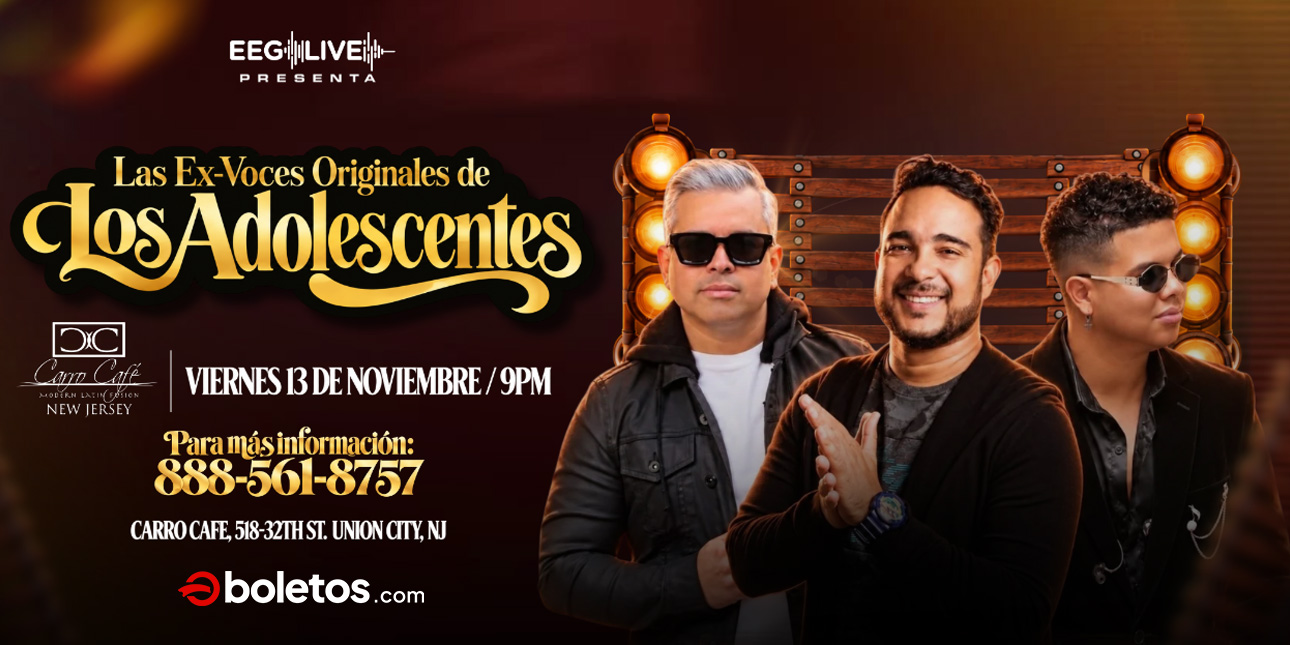 Buy tickets for La Ex-Voces Originales de Los Adolescentes de Venezuela- RESERVA DE MESA La Ex-Voces Originales de Los Adolescentes de Venezuela- RESERVA DE MESA