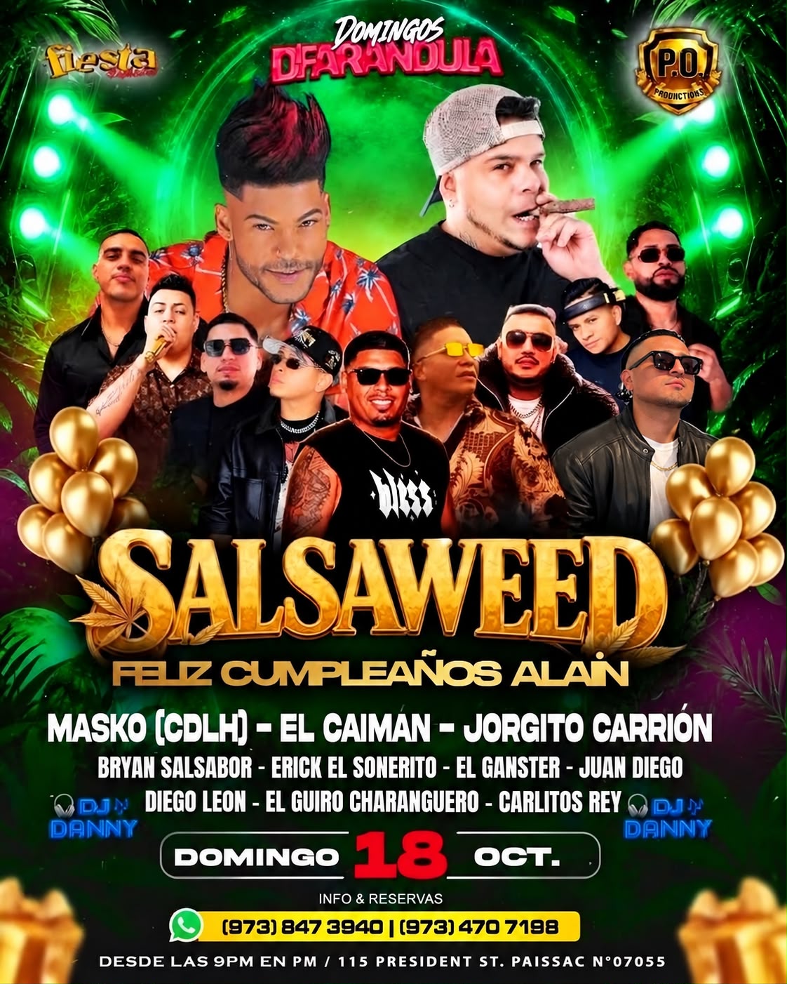 Buy tickets for SALSAWEED - FELIZ CUMPLEAÑOS ALAN SALSAWEED - FELIZ CUMPLEAÑOS ALAN