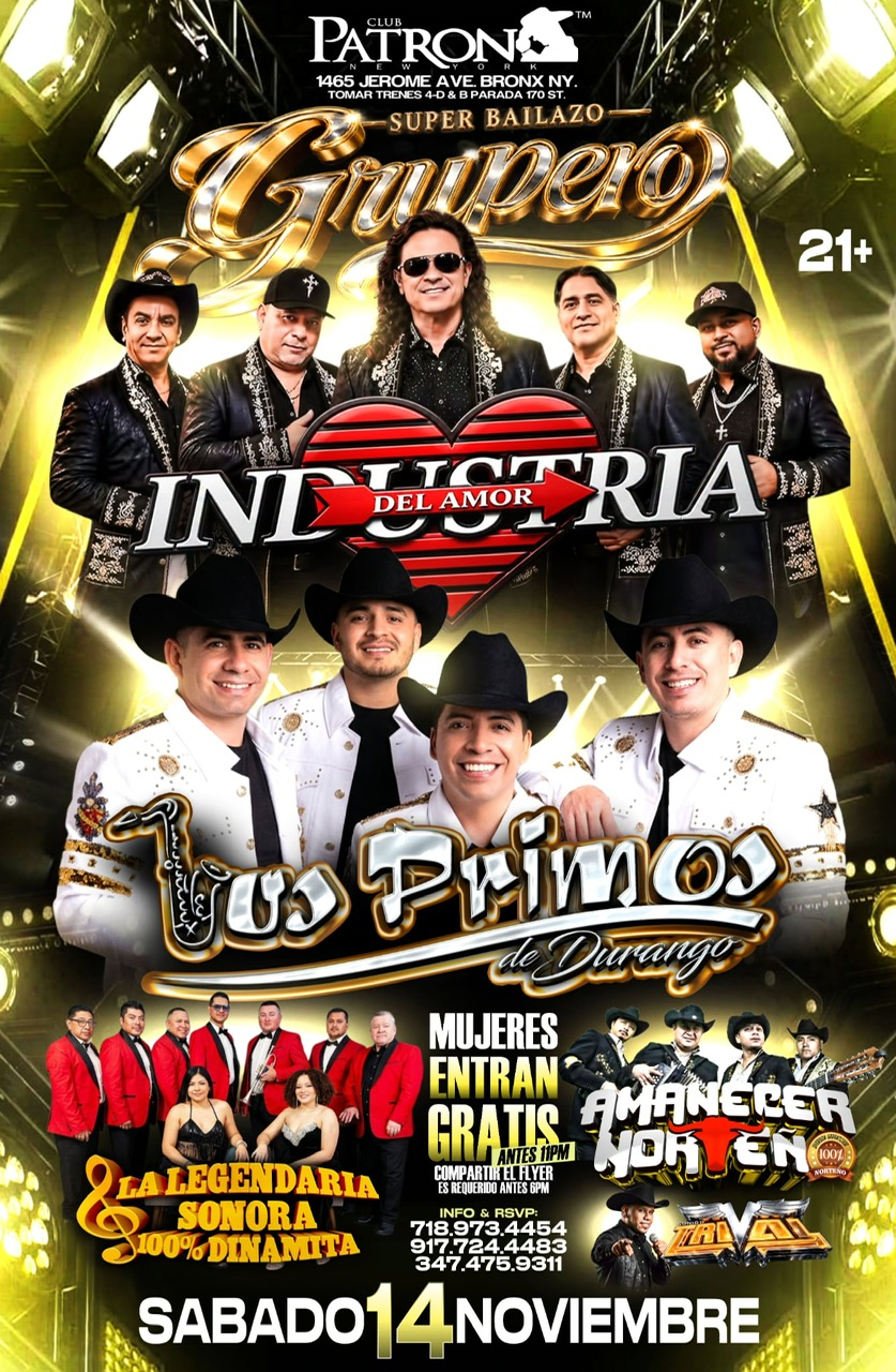 Buy tickets for INDUSTRIA DEL AMOR • LOS PRIMOS DE DURANGO INDUSTRIA DEL AMOR • LOS PRIMOS DE DURANGO
