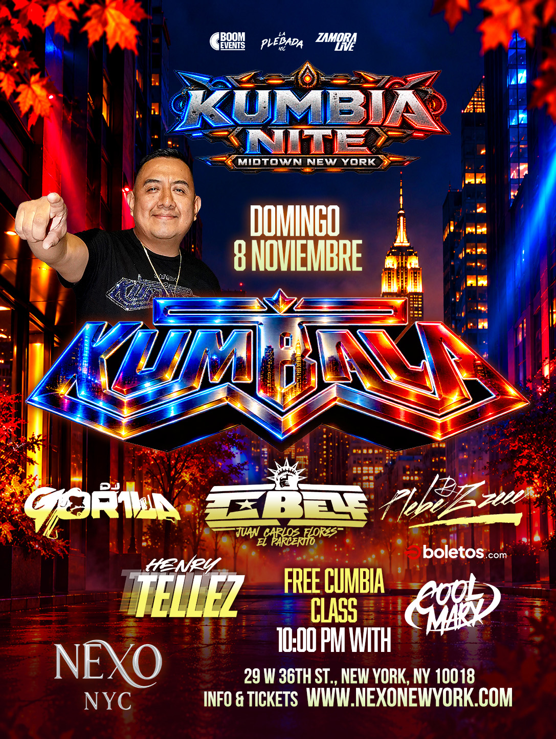 Buy tickets for Kumbia nite Kumbia nite