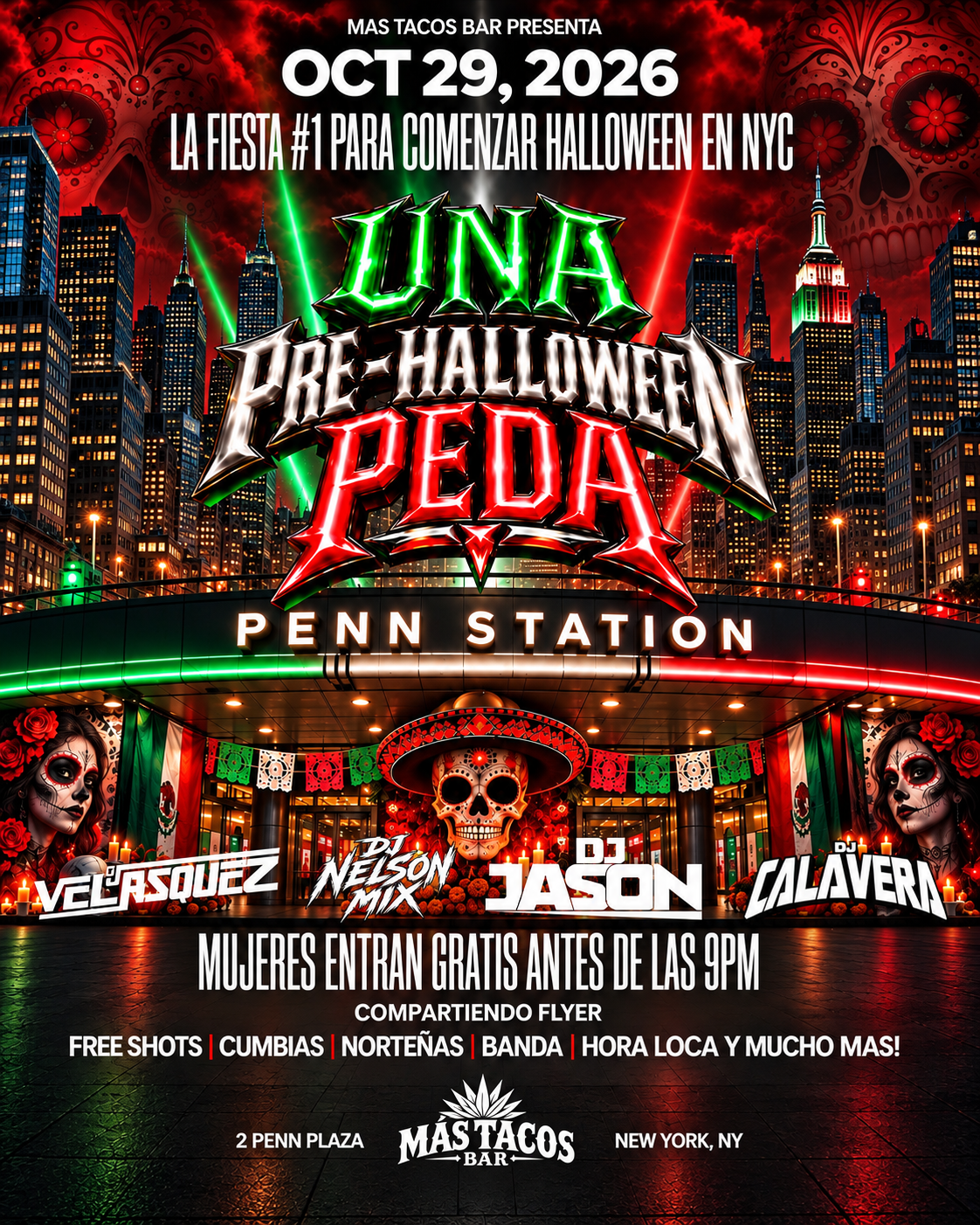 UNA PRE-HALLOWEEN PEDA
