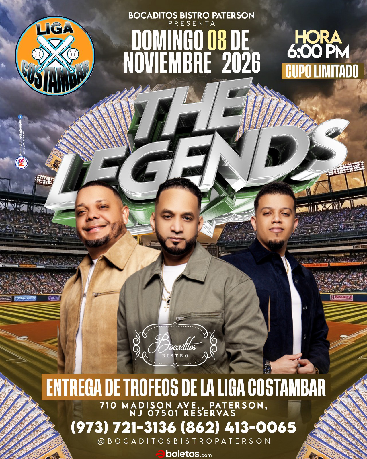 Buy tickets for Entrega de trofeo de La Liga Costambar Entrega de trofeo de La Liga Costambar